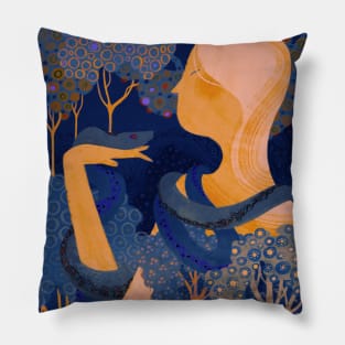 Blue Eden Pillow