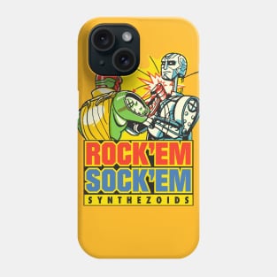 Rock'em Sock'em Synthezoids Phone Case
