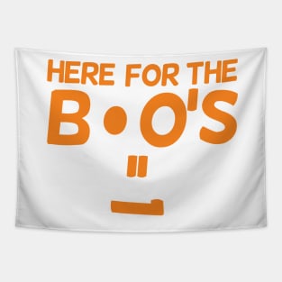 Here for the Boo's Halloween T Shirt Tapestry