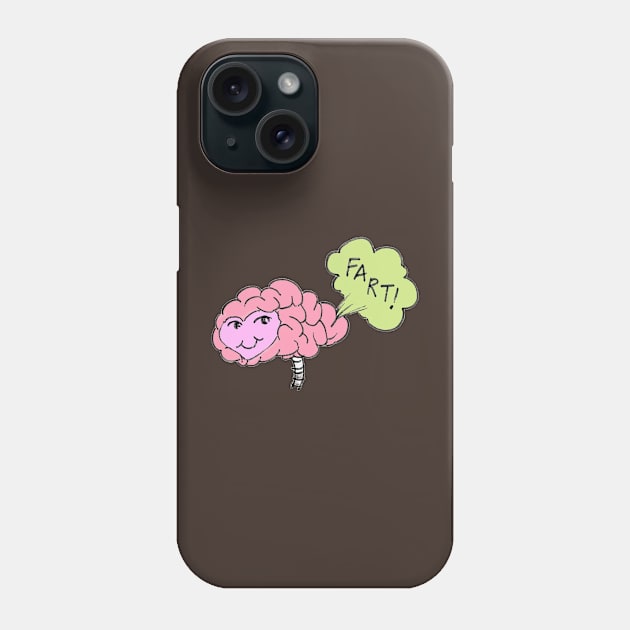 Kam Komics Brain Fart! Phone Case by Kam Komics 