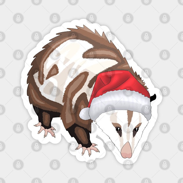 Christmas Possum Magnet by TheQueerPotato