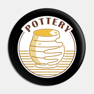 Pottery artwork Pin