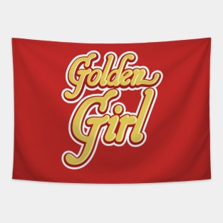 San Francisco Football Golden Girl Tapestry