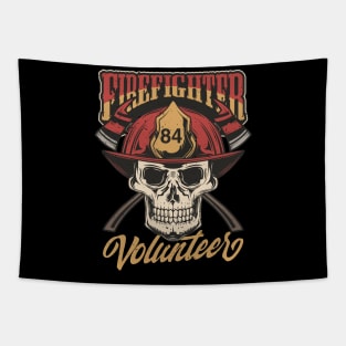 Firefighter Volunteer Tapestry