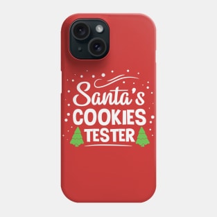 Santa's cookies tester Phone Case