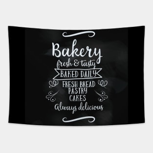 Vintage Baking poster Tapestry