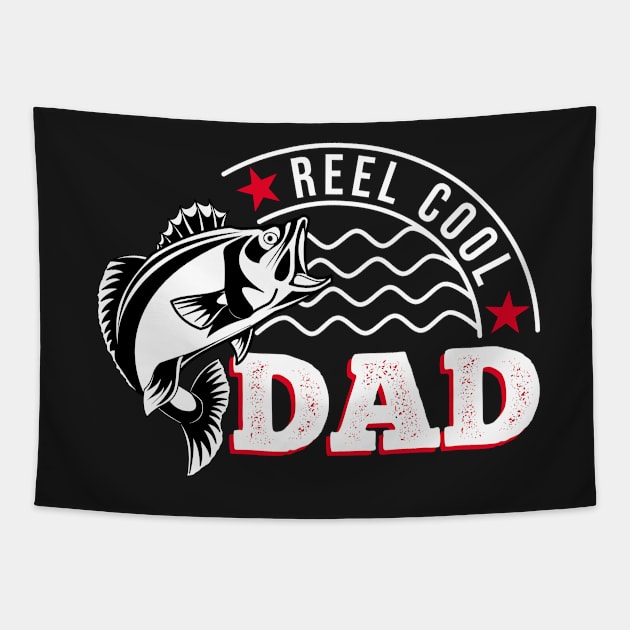 Reel Cool Dad Graphic Tapestry by PlusAdore