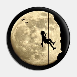 Mountaineering free climbing bouldering moon sky Pin