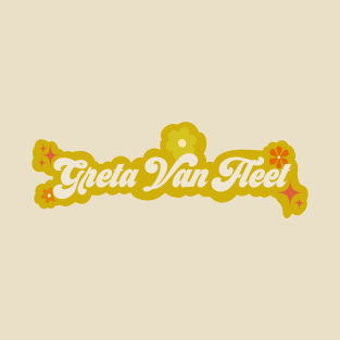 Greta Van Fleet - 70s style green background T-Shirt