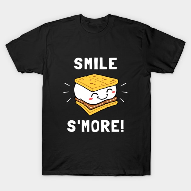 Smile S'more Funny Campfire Camping T-Shirt Smile S'more Funny Campfire Camping T-Shirt