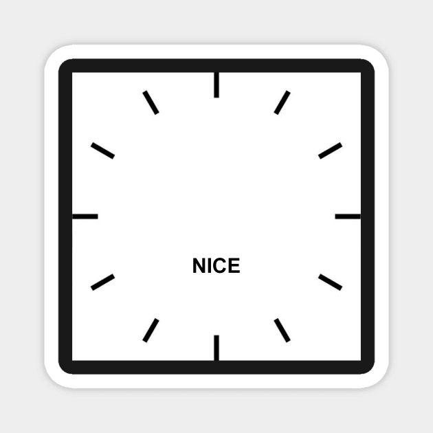 NICE Time Zone Wall Clock Magnet by ghjura