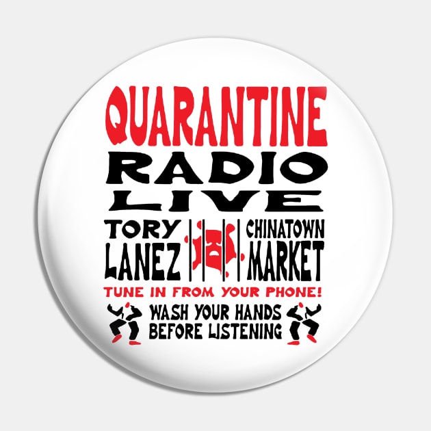 Quarantine Radio Pin by psanchez