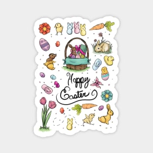 Happy Easter Art Magnet