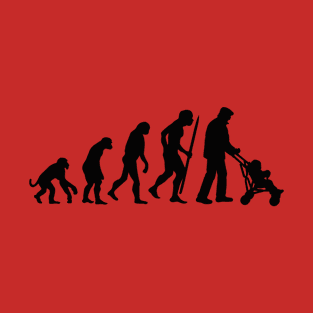 Evolution of the the super grandpa grandfather T-Shirt