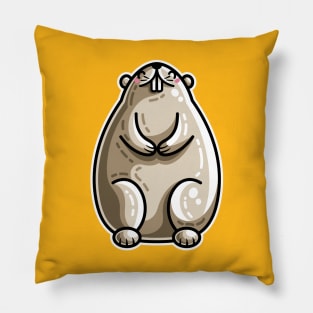 Kawaii Cute Marmot Groundhog Pillow