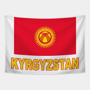 The Pride of Kyrgyzstan - National Flag Design Tapestry