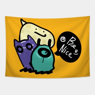 Be Nice Monster Tapestry