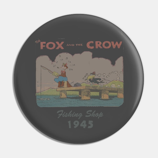 Fox and Crow's Fishing Shop Pin by FoxyCrow23