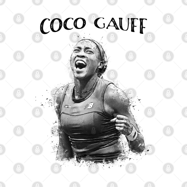 Coco Gauff by Yopi