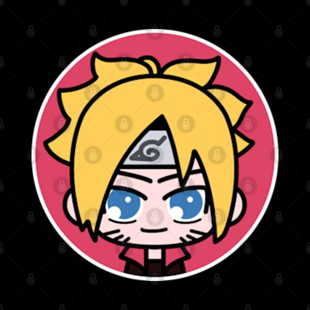 Boruto Uzumaki Naruto Chibi Anime Art by louisewearingtee