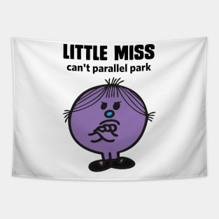 Little miss can't parallel park Tapestry