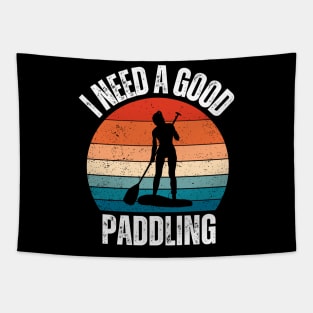 I Need a Good Paddling Tapestry