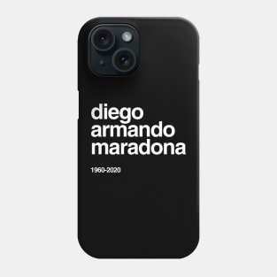 Maradona T-shirt Phone Case