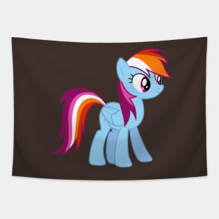 Lesbian Pride Rainbow Dash Tapestry