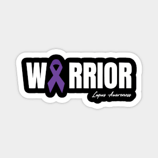 Lupus Awareness Purple Ribbon Magnet