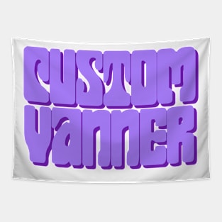 Custom Vanner (Purple) Tapestry