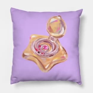 moon music box locket pocket Pillow