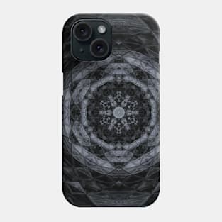 Black Goth Snowflake Christmas Phone Case