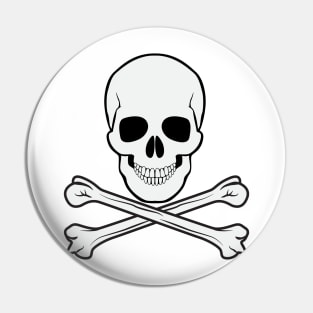 Skull and Bones Pin