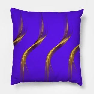 Golden blues Pillow