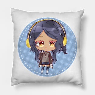 Entropic Float Rashmi Jamil Chibi Sticker And Others Pillow