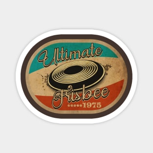 Vintage Ultimate Frisbee 1975 Magnet