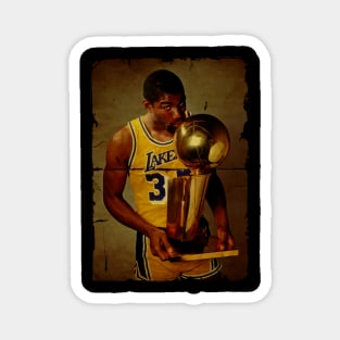 Vintage Magic Johnson Magnet