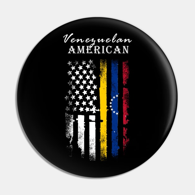 Venezuelan Flag, Venezuelan American, Venezuela, Venezuelan roots, American grown, American born, Retro, Vintage, Venezuelan shirt, Venezolano, Venezolana Pin by Osmin-Laura