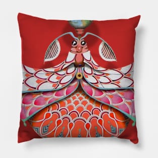 Circular butterfly Pillow