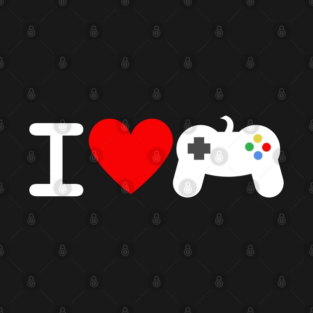 I Love Gaming by Joselo Rocha Art