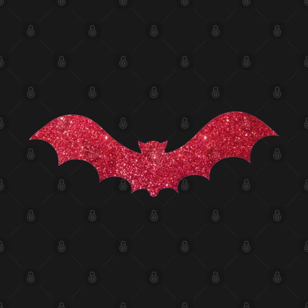 Pink Glitter Bat by artbleed