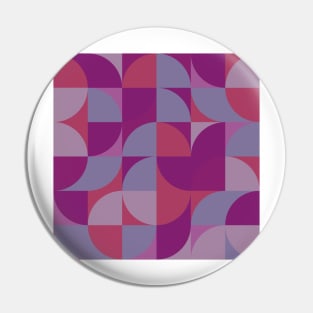 Modern Geometric (Plum) Pin