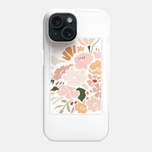 Boho pastel floral pattern Phone Case