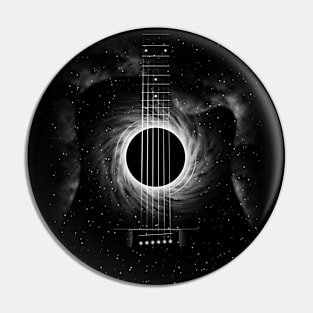 Black Hole Acoustic Guitar Pin