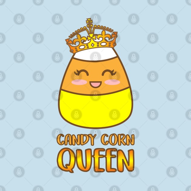 Halloween Candy Corn Queen by Irene Koh Studio