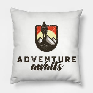 Adventure Awaits Pillow