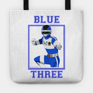 Blue Three Tote