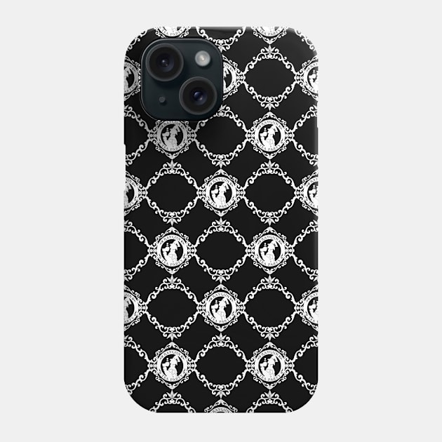 RTP Black Logo Repeat Phone Case by RaygunTeaParty