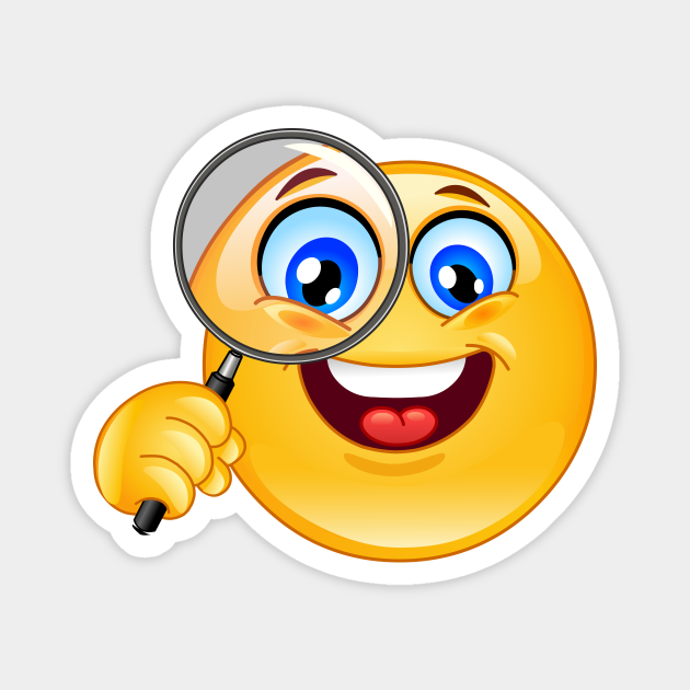 Magnifying Glass Emoji Emoji TeePublic