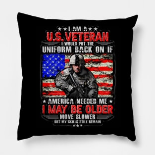 Black Panther Art - USA Army Tagline 20 Pillow